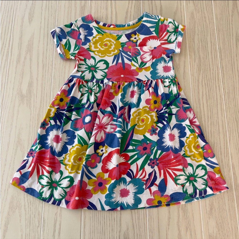 HTF Mini Boden floral dress 4/5